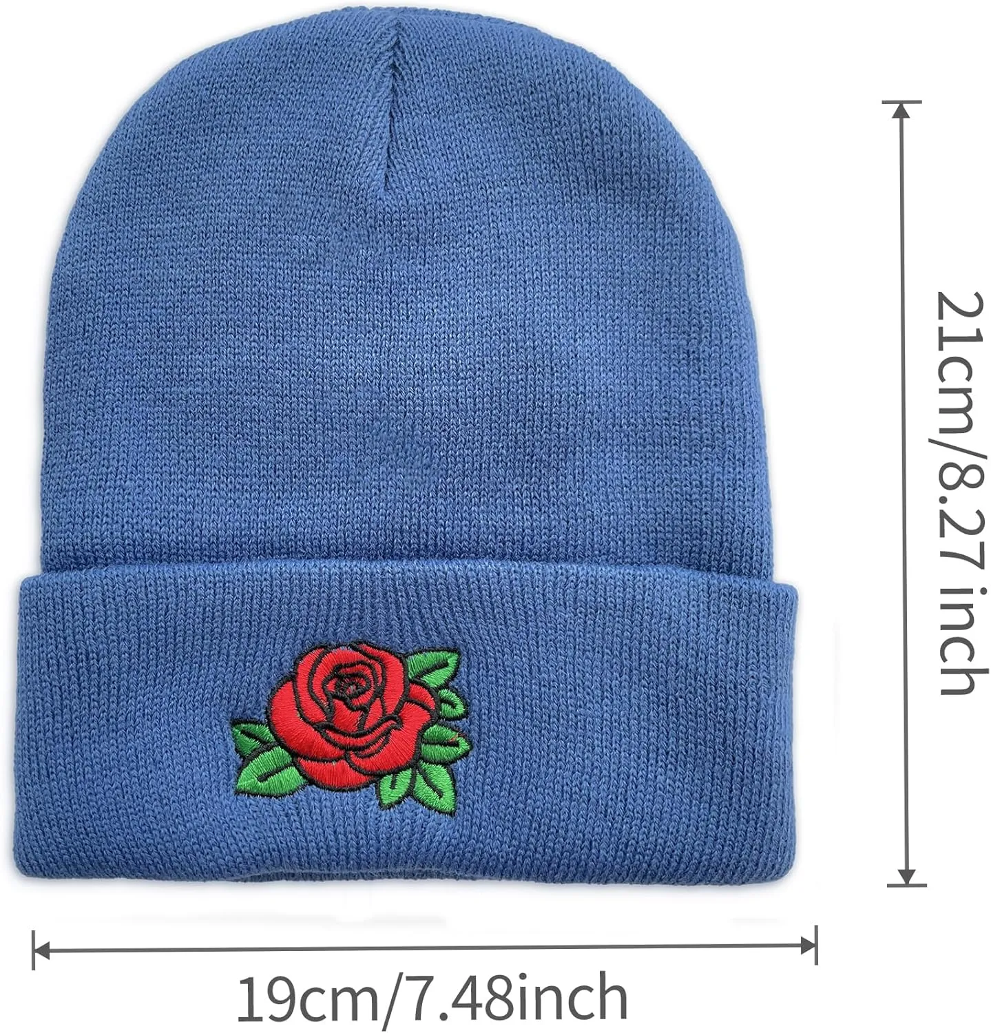 Beanie for Men Women Black Beanie Hat Soft Winter Cuffed Beanies Skull Caps Knit Hats