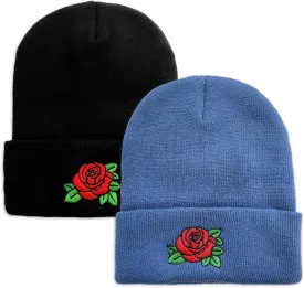 Beanie for Men Women Black Beanie Hat Soft Winter Cuffed Beanies Skull Caps Knit Hats