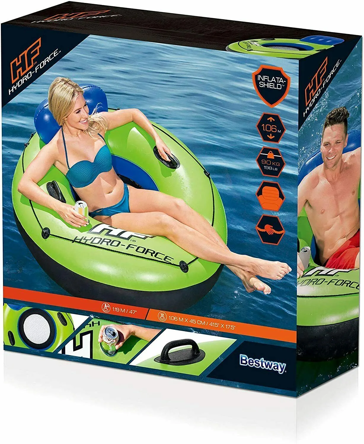 Bestway Hydro-Force Whitecap Rider River Tube BW43108-20