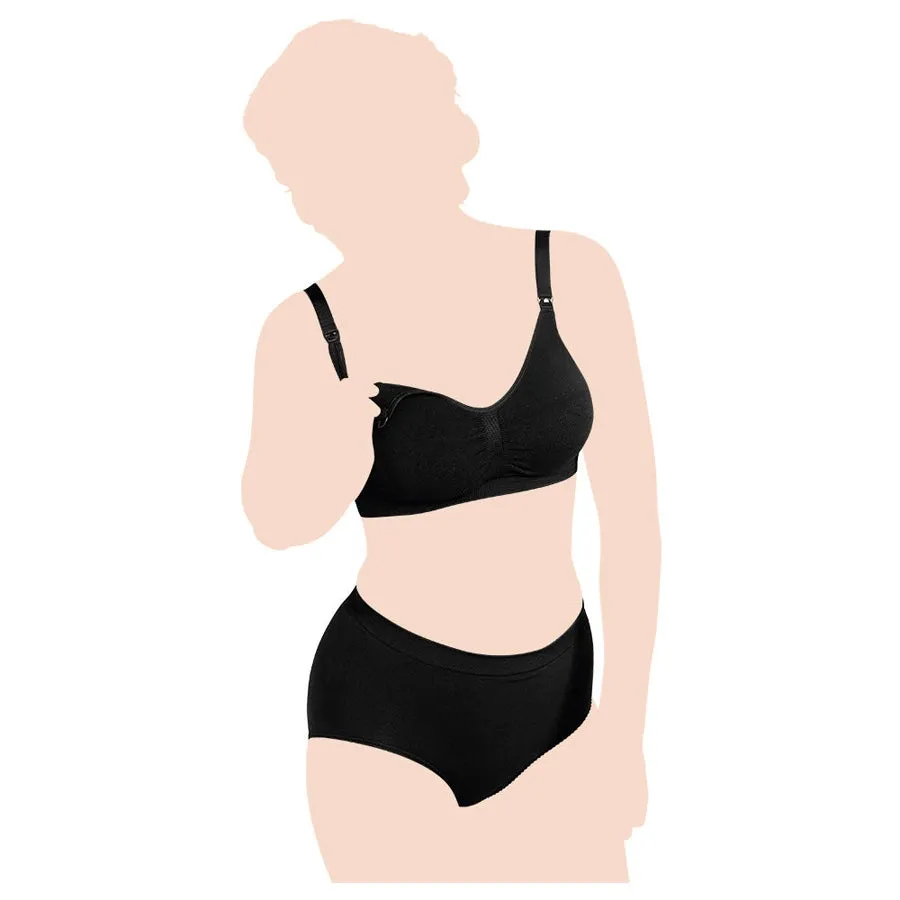 Carriwell Original Maternity & Nursing Bra (Black)