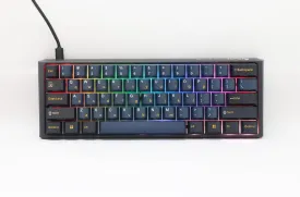 Ducky One 3 Mini Pro Nazca Line 8K 60% Mechanical Keyboard: Quack Mechanics Dampening, Hot-Swappable Cherry MX2A Silent Red Switches, High-Density PBT Tripleshot Keycaps, RGB, US, Nazca Line