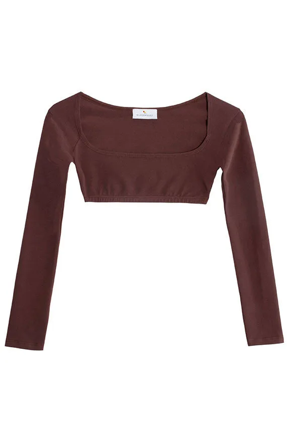 El Tigre Chiquito Chocolate Crop Top