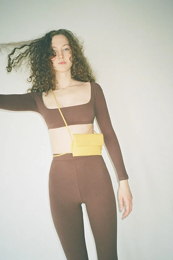 El Tigre Chiquito Chocolate Crop Top