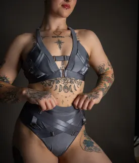 Faye Bra - Shiny Gunmetal