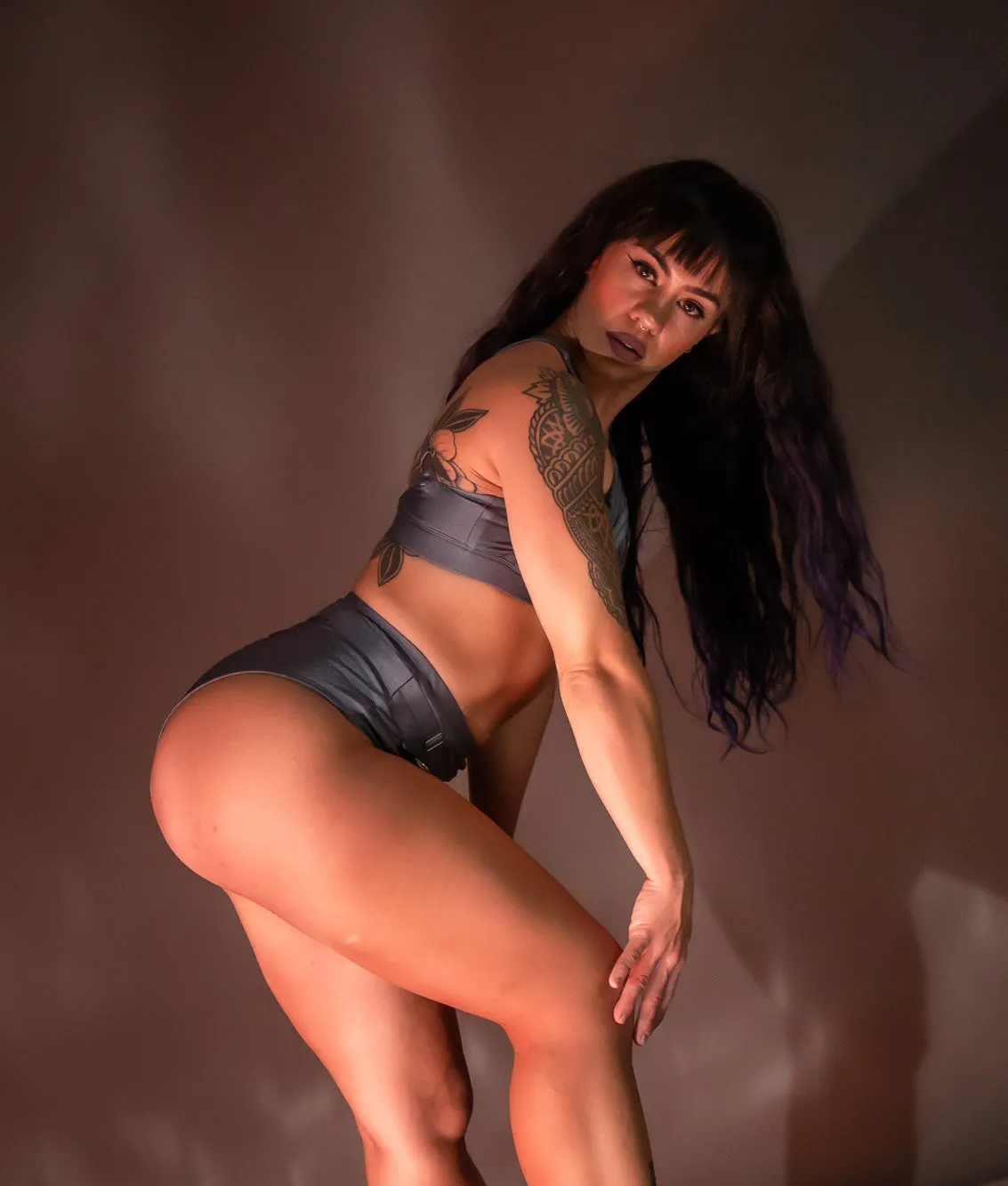 Faye Bra - Shiny Gunmetal