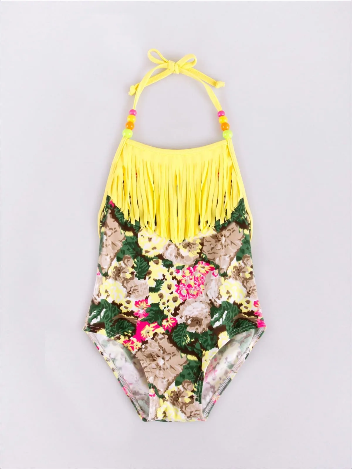 Girls Hula Girls One Piece Swimsuit