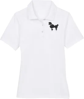 Hip Hop 50's Shop 50s Adult Poodle Skirt Costume Shirt Top with Applique for Women