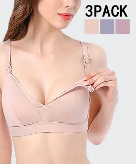 iLoveSIA Clip Down Nursing bra Breast Feeding Bra Women Bra 3PACK