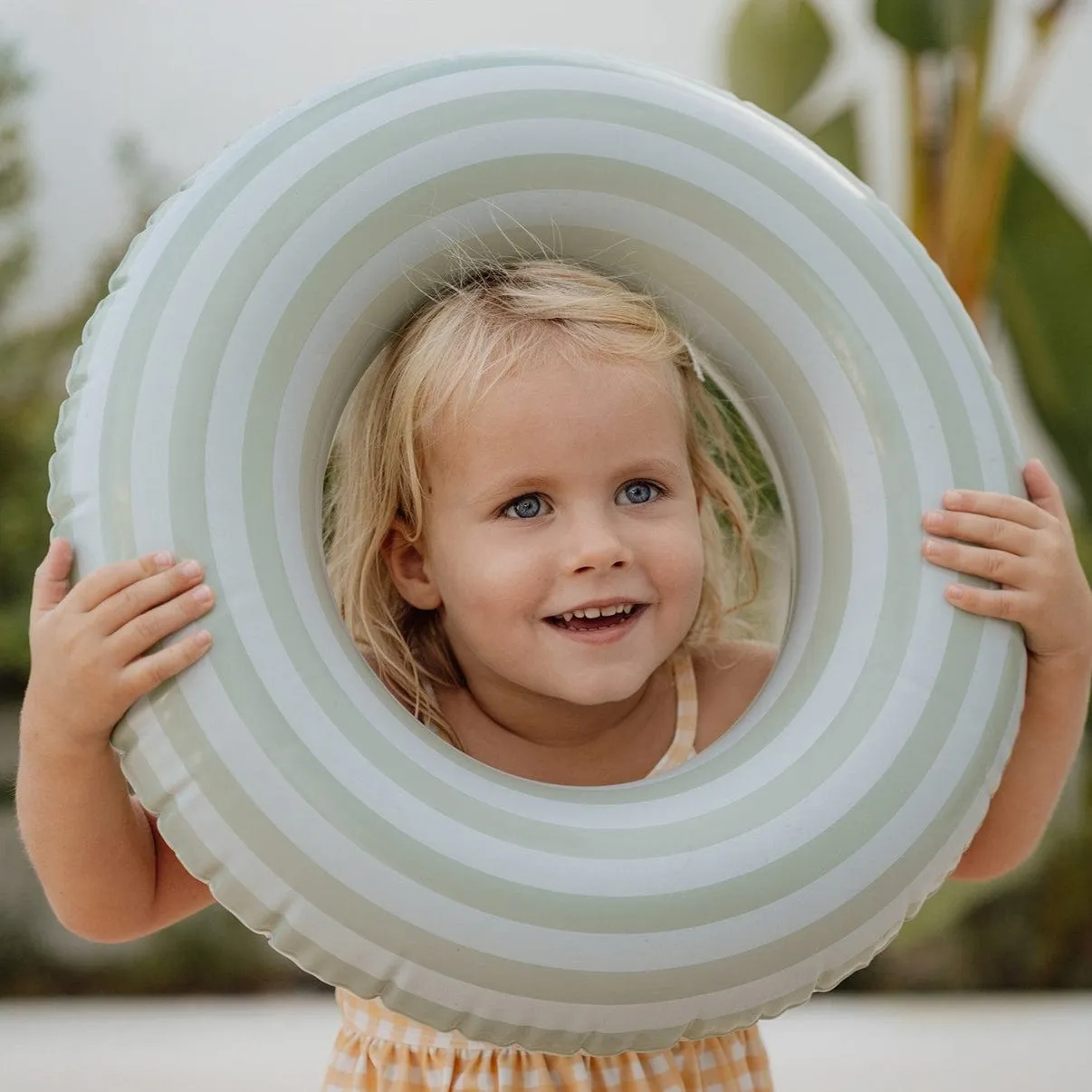Little Dutch Childrens Inflatable Swim Ring (Fresh Greens)