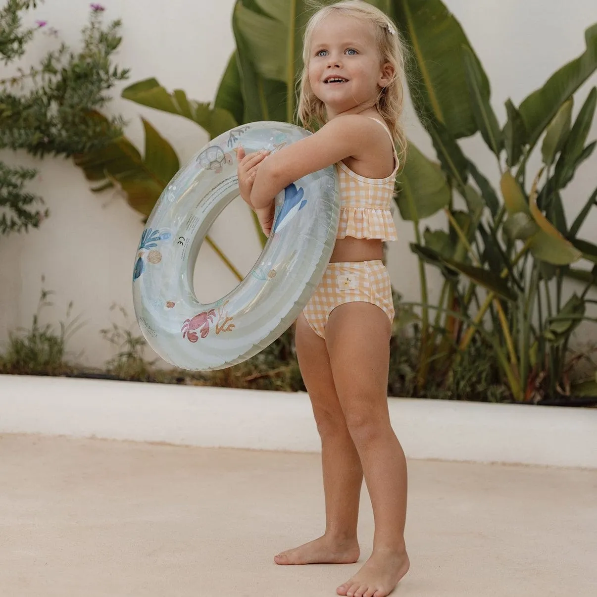 Little Dutch Childrens Inflatable Swim Ring (Fresh Greens)