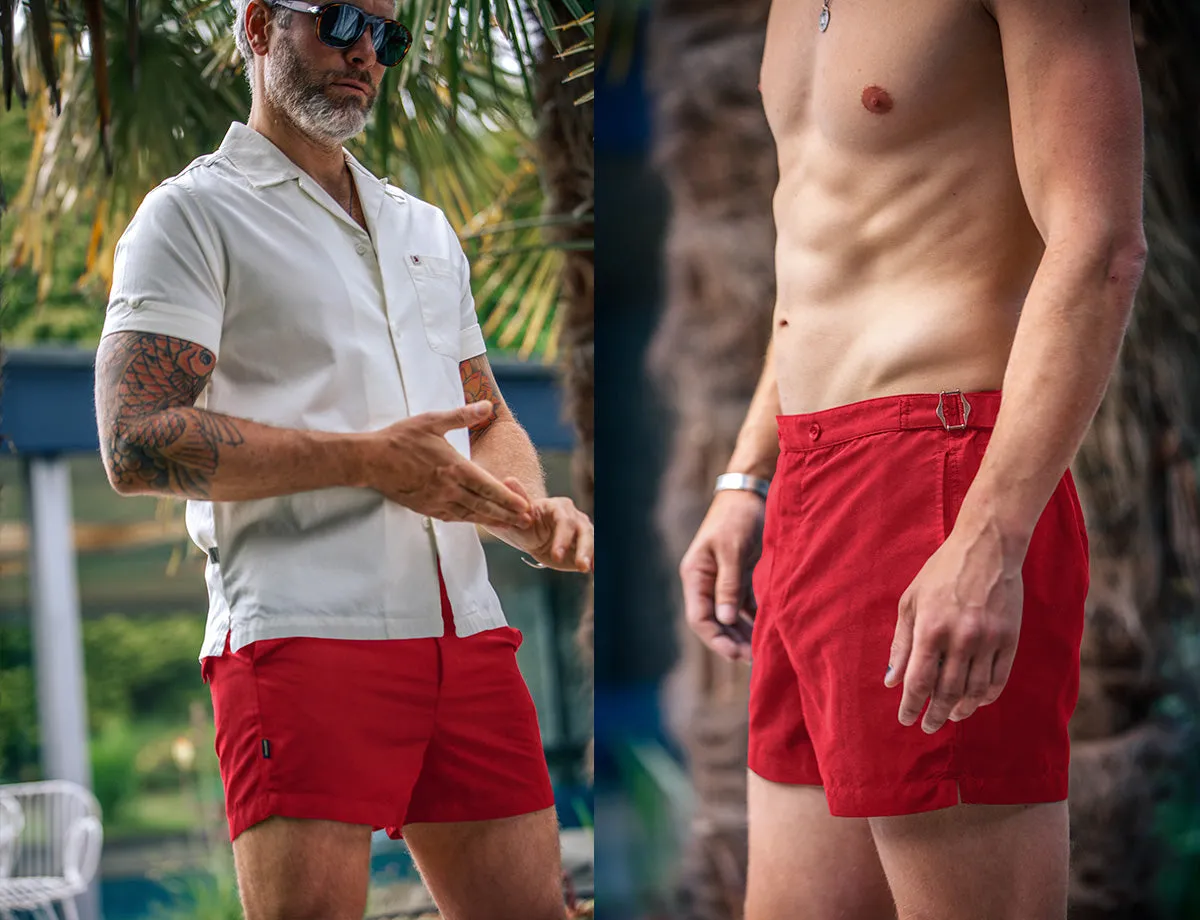 Newman Swim Shorts Vintage Red