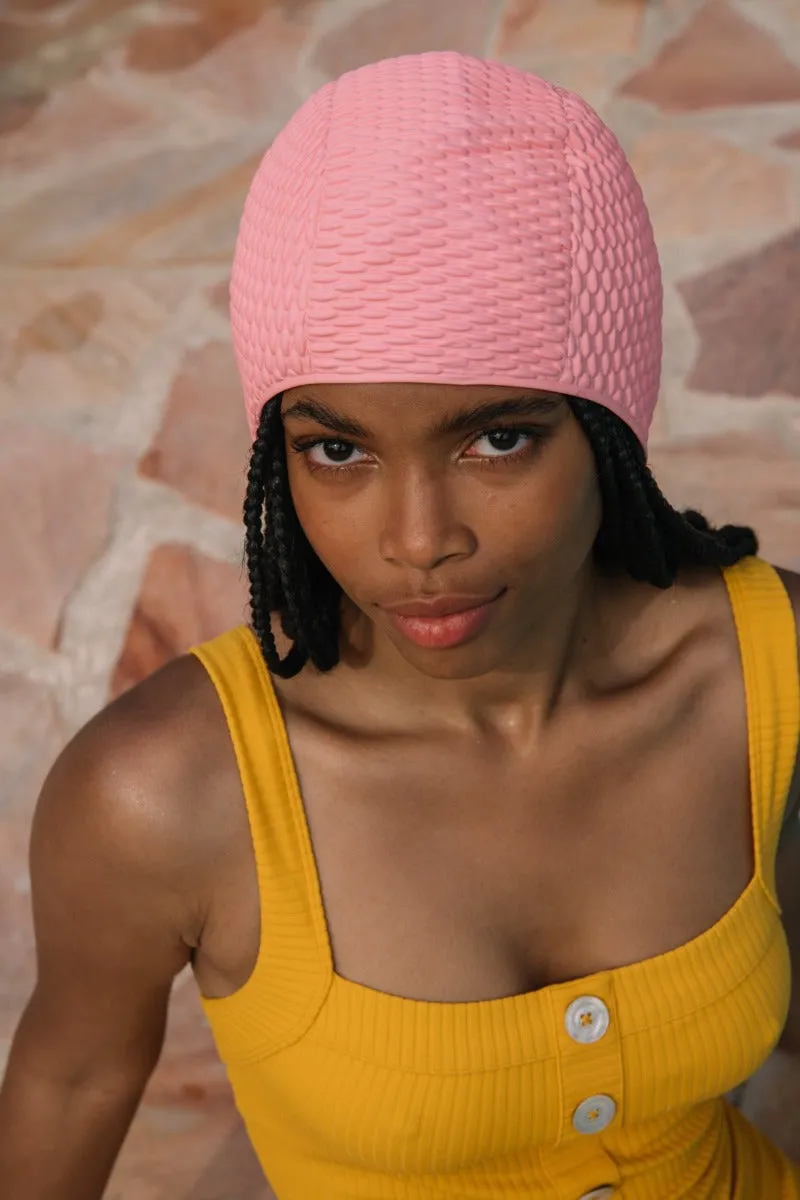 Pink retro swimming cap - KORES