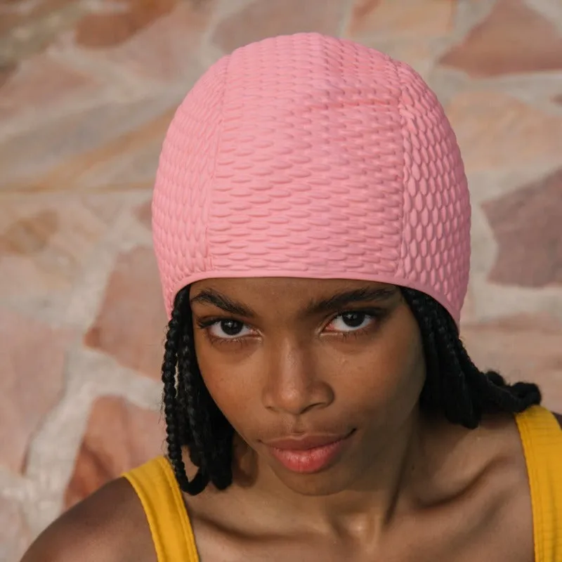 Pink retro swimming cap - KORES