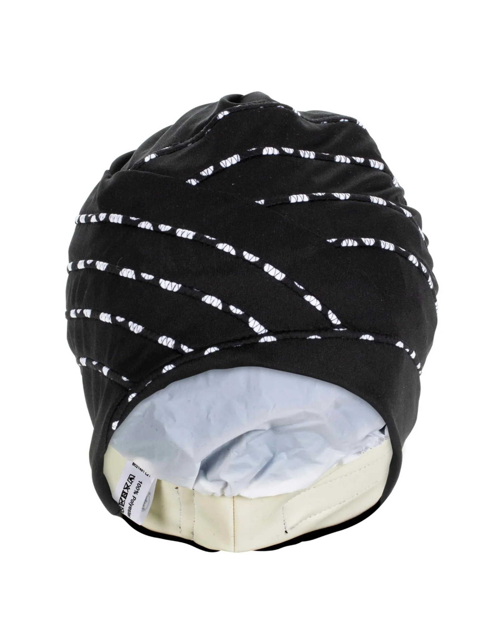 Piped Fabric Swim Cap
