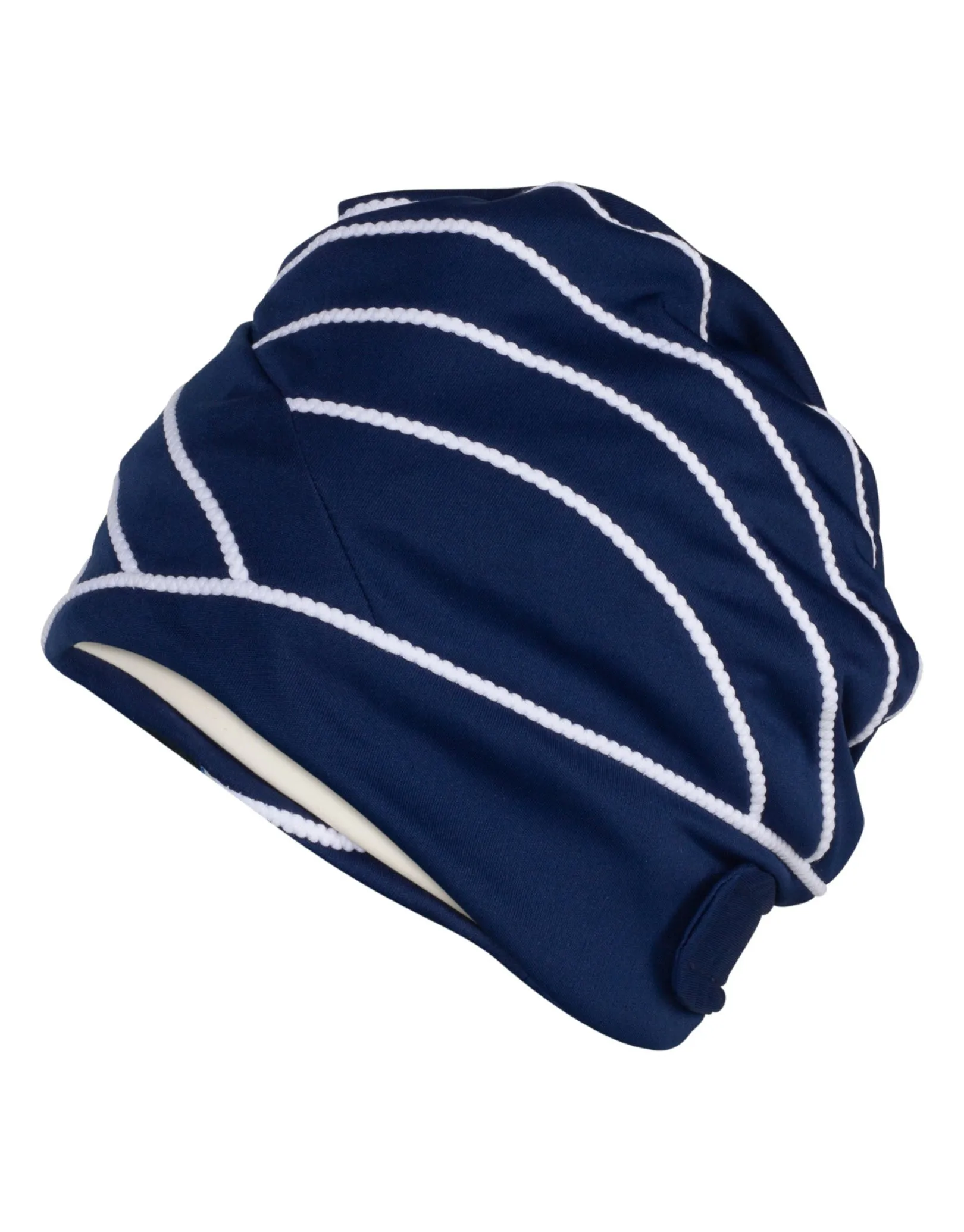 Piped Fabric Swim Cap