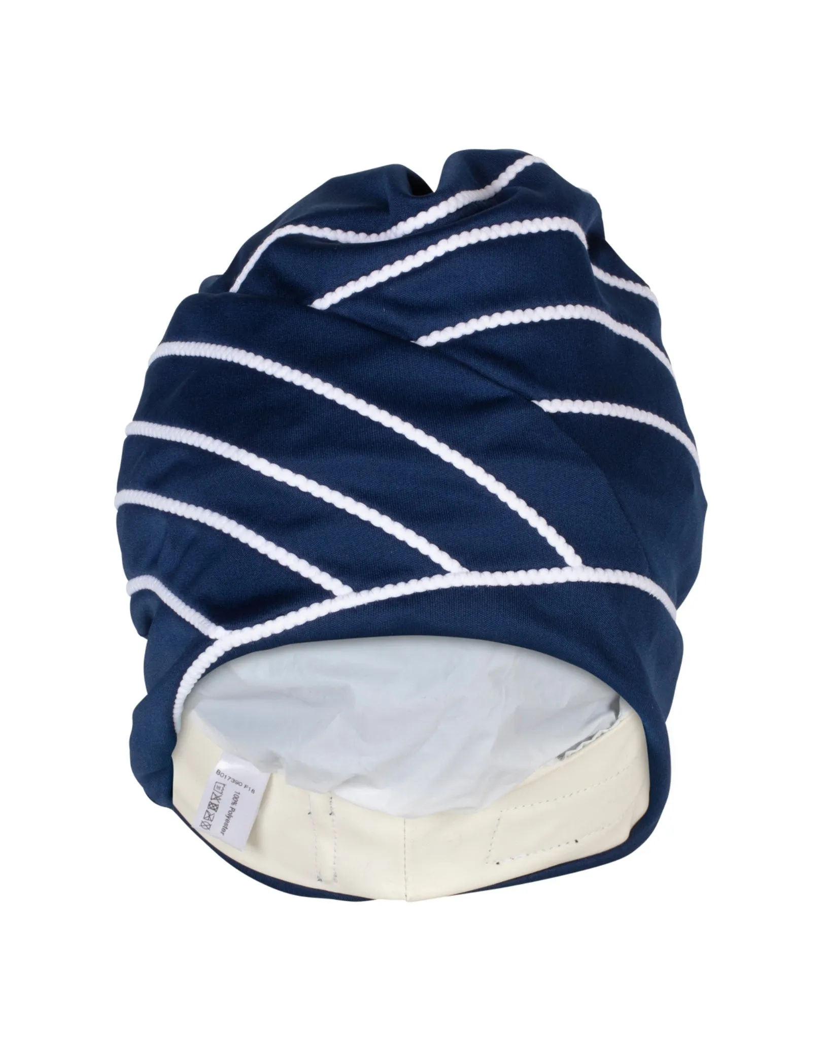 Piped Fabric Swim Cap