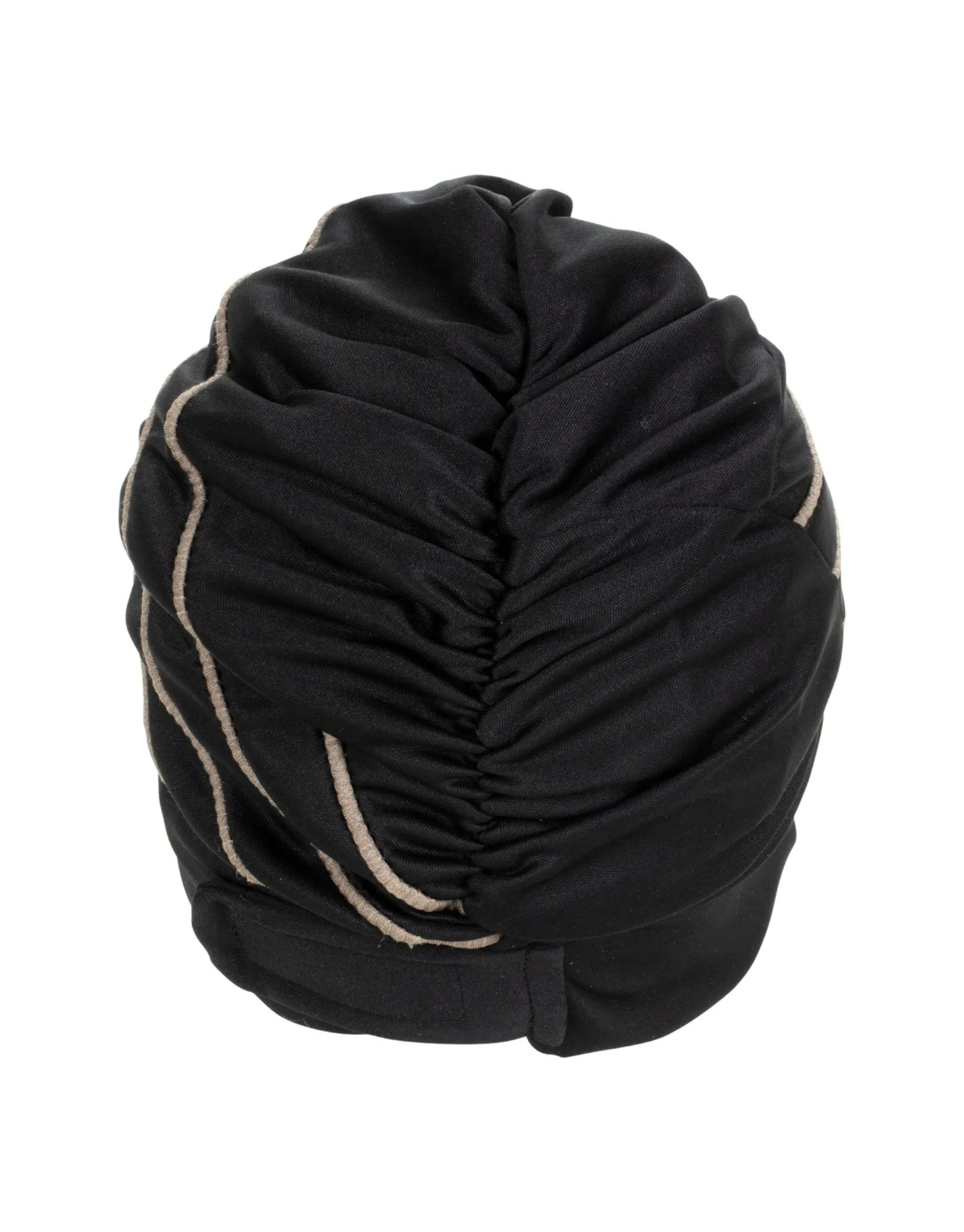 Piped Fabric Swim Cap