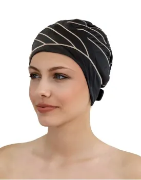 Piped Fabric Swim Cap