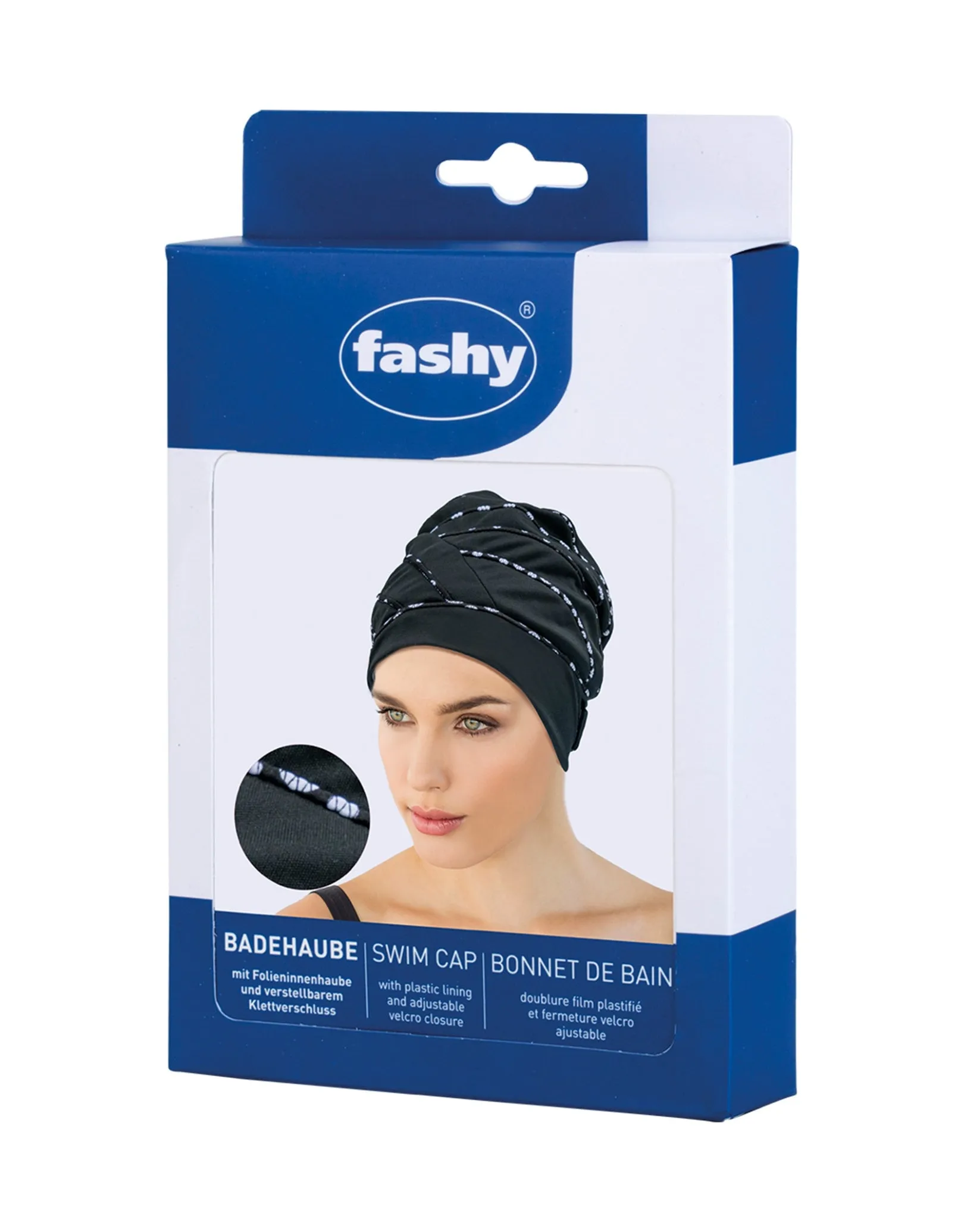 Piped Fabric Swim Cap