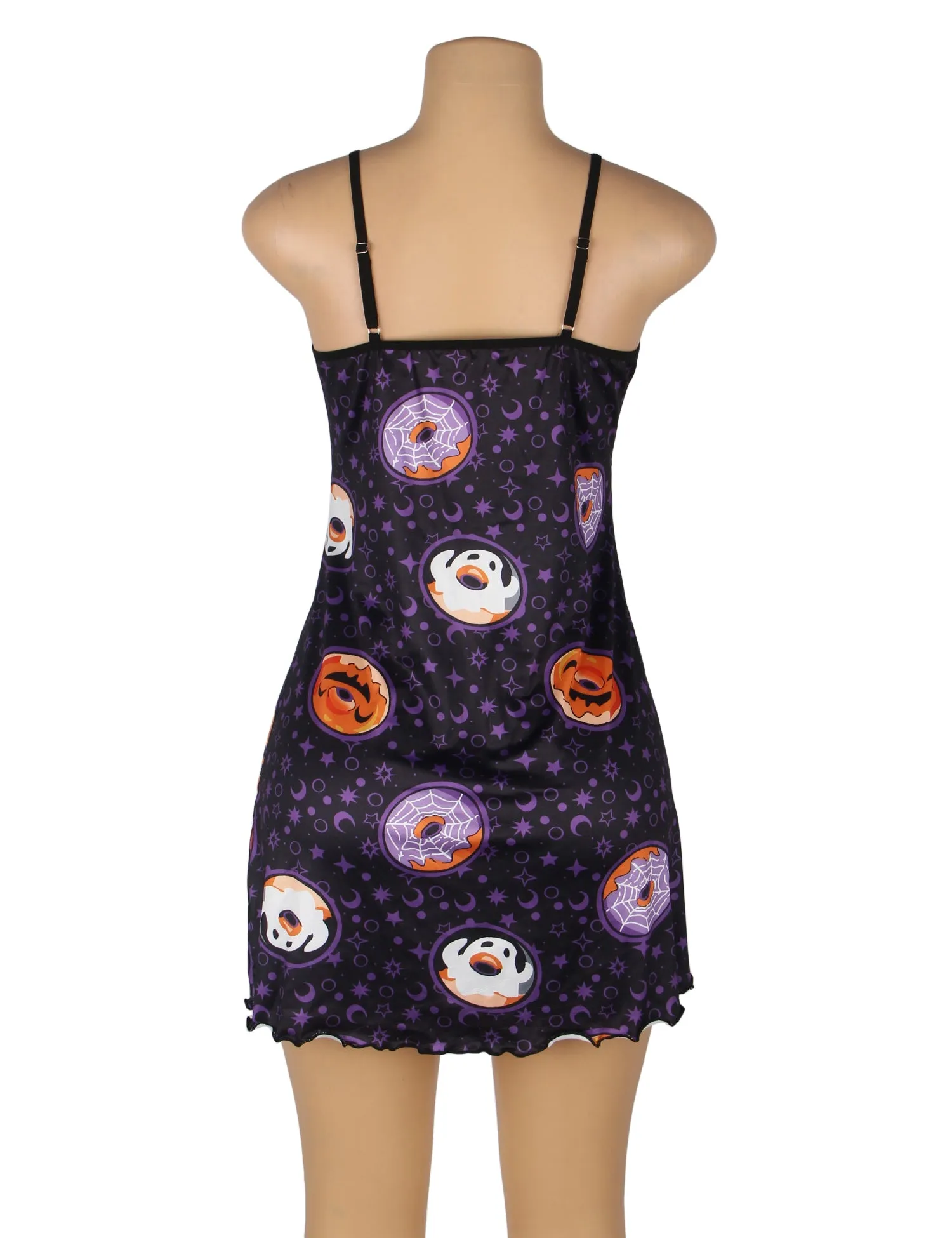 Print Suspender Home Wear Pajama