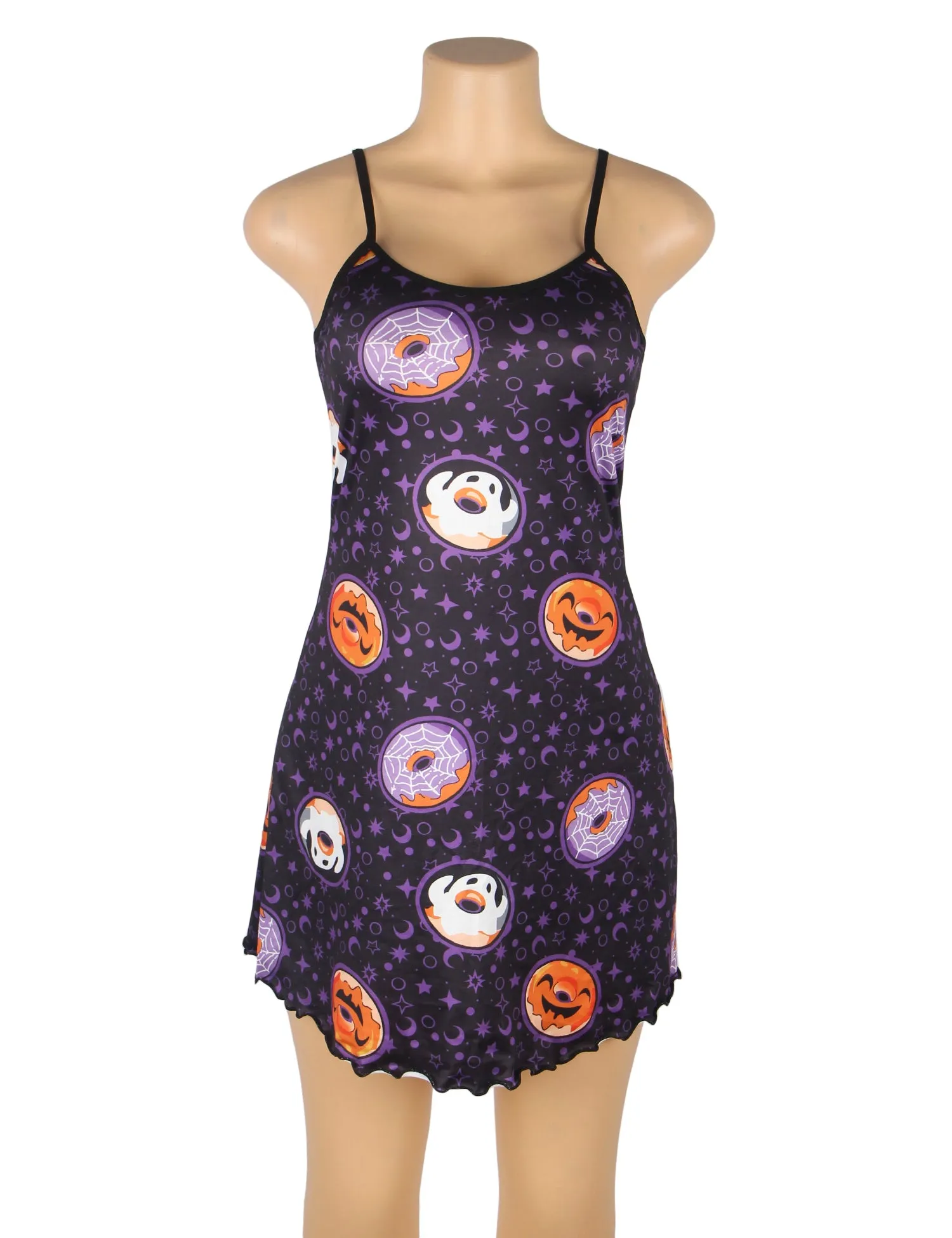 Print Suspender Home Wear Pajama