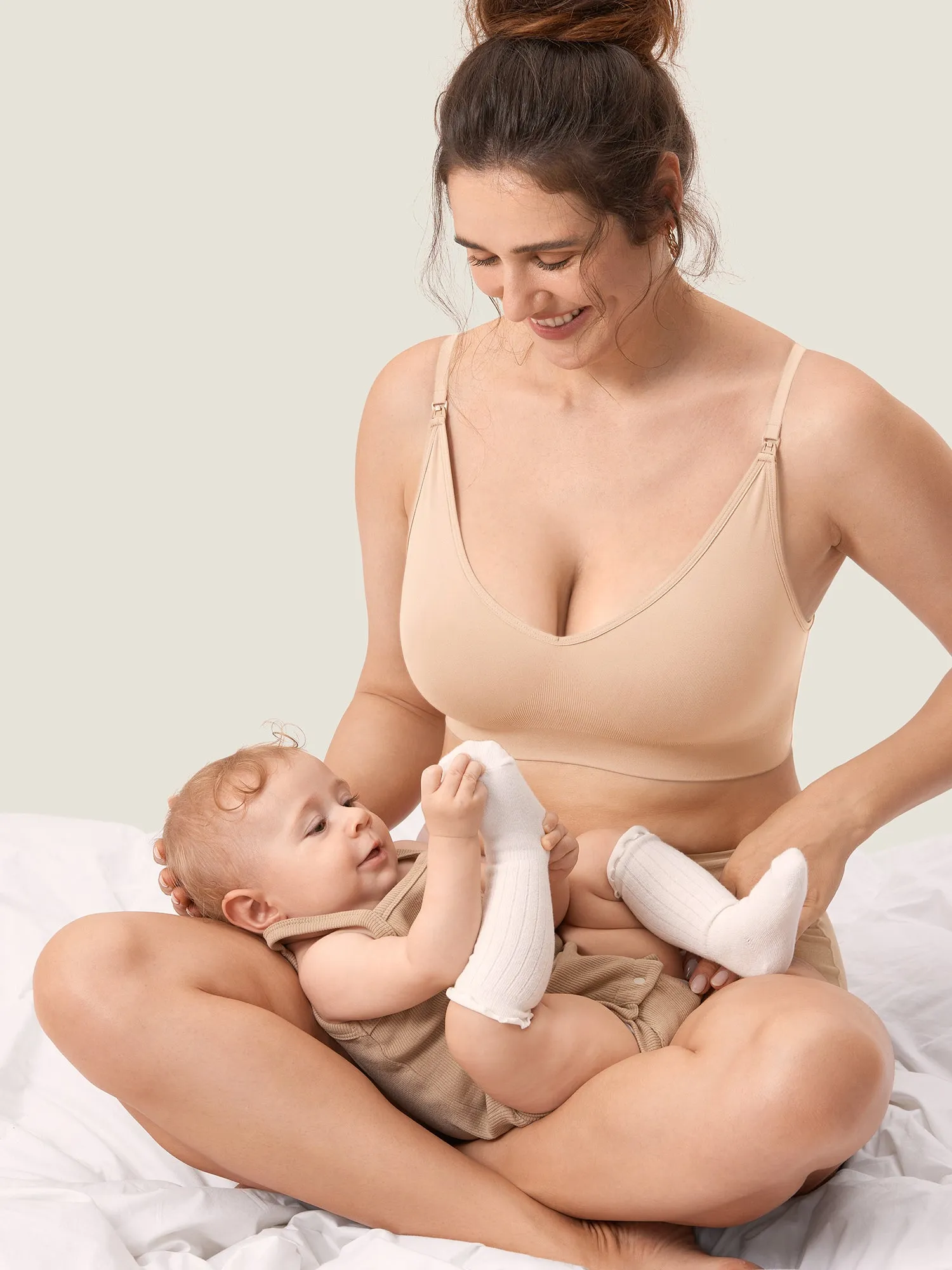 Seamless Soft Knit Nursing Bra