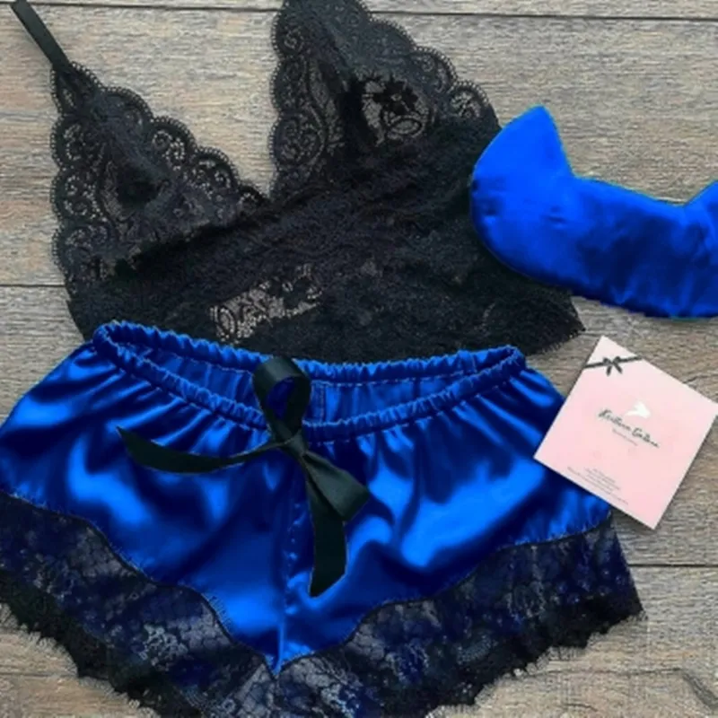 Sexy Fashion Lace Suspender Pajamas