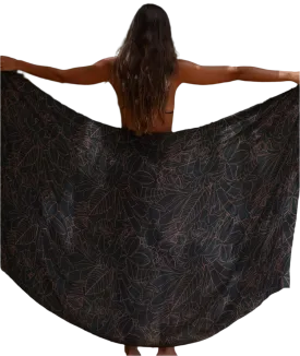Tag Aloha Co Nahele Pareo Sarong - Black