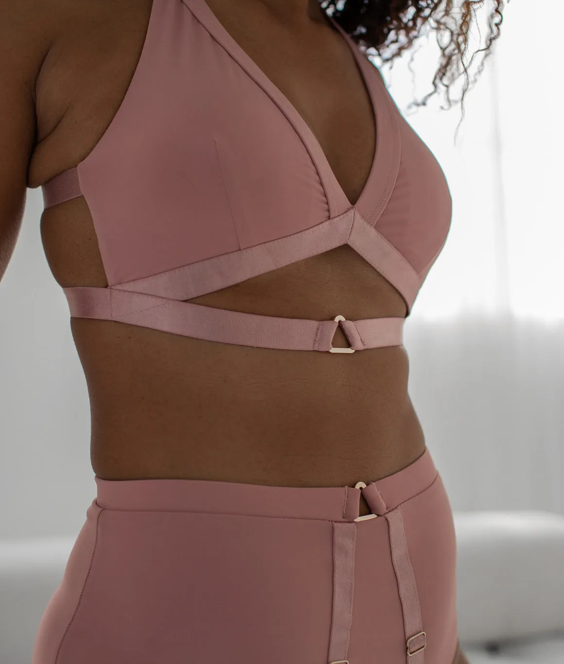 Tokio Bra - Matte Blush Pink