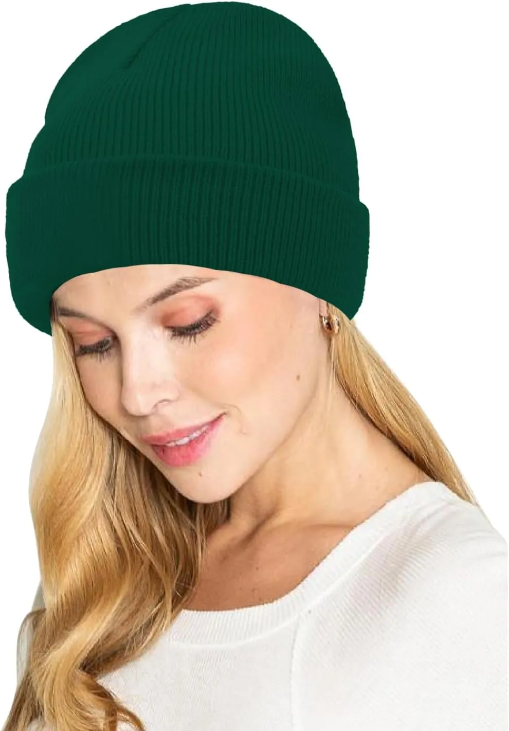 UTTPLL Knit Beanie Hat Soft Cute Unisex Skull Beanie Stretchy Hats with Smile Face for Men/Women