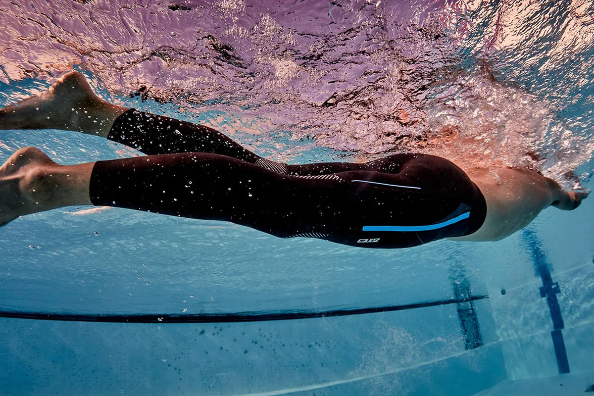 Zone3 - Neoprene Buoyancy Kickpants 5/3mm - Black/Blue